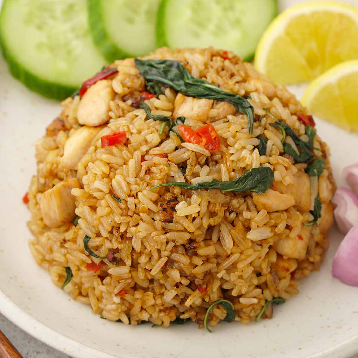 Spicy Basil Fried Rice